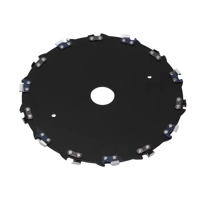 Disque de chaîne de sculpture sur bois