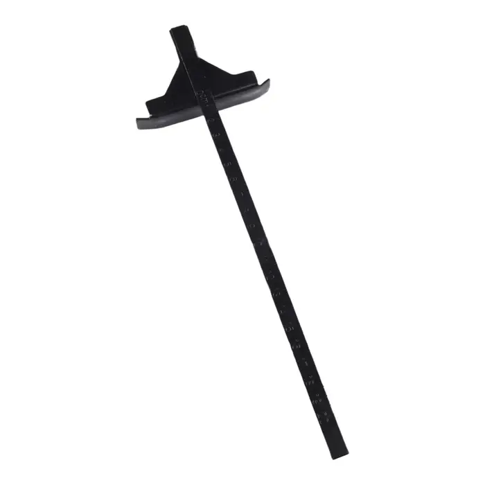Guide de scie circulaire noir pour projets de construction
