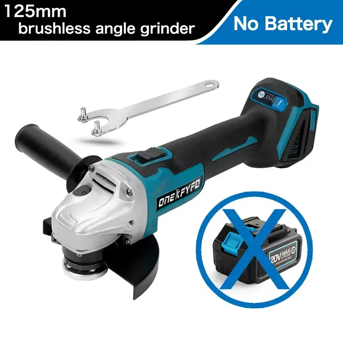 Makita – meuleuse d'angle à percussion sans fil 18V, 125mm, outils électriques de bricolage, Machine