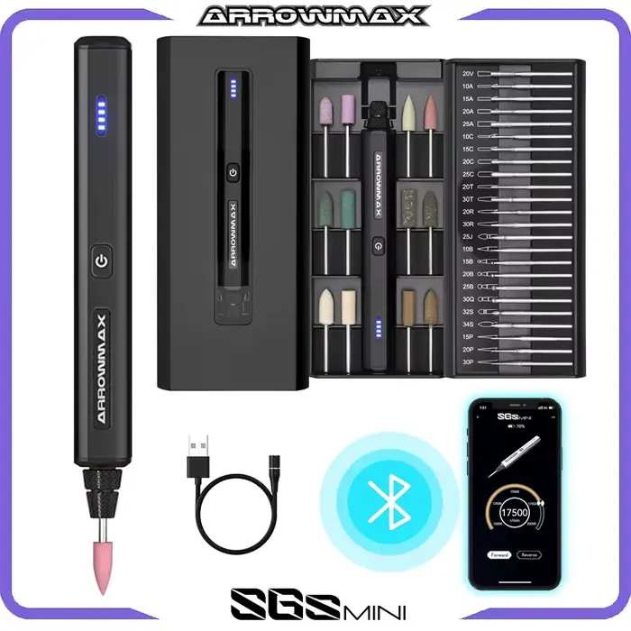 ARROWMAX outils rotatifs stylo de gravure électrique polissage Mini broyeur pour l'artisanat sculpte