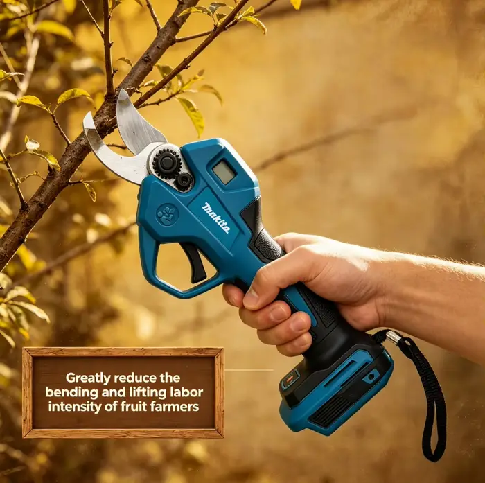 Cisailles électriques sans fil Makita 18V sans balais | Élagueuse multifonctionnelle pour arbres fruitiers