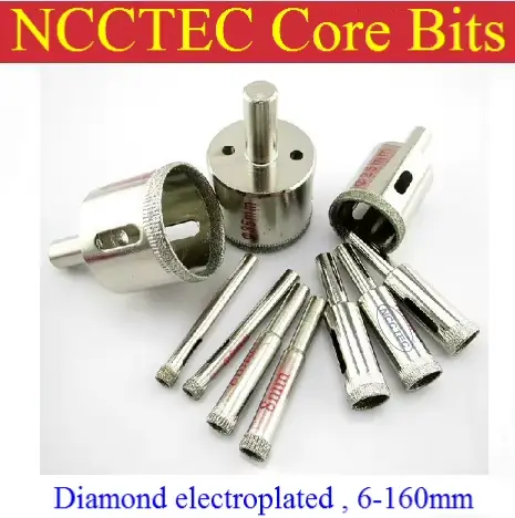 Forets à noyau de diamant pour asphalte et béton galvanisé, 115mm, 4.6 pouces, ECD115, livraison gra