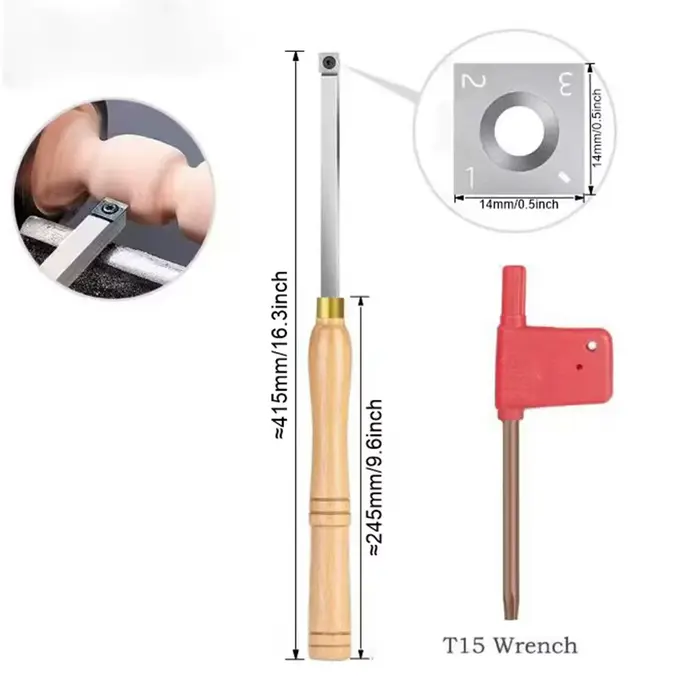 Manches d'outils pour tour à bois