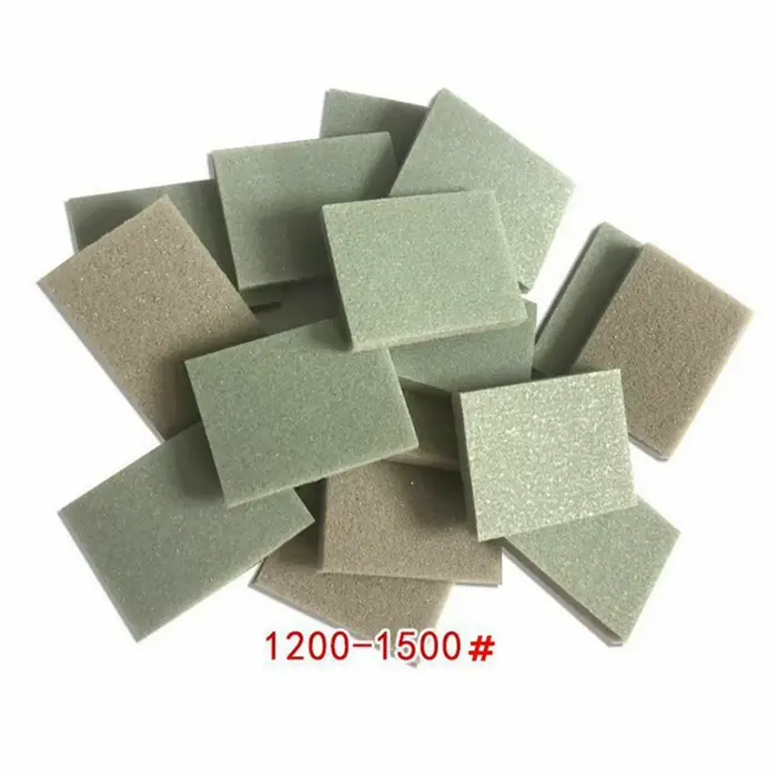 20 pièces éponge bloc de ponçage humide sec meulage papier de verre 300-400 500-600 800-1000 1200-15