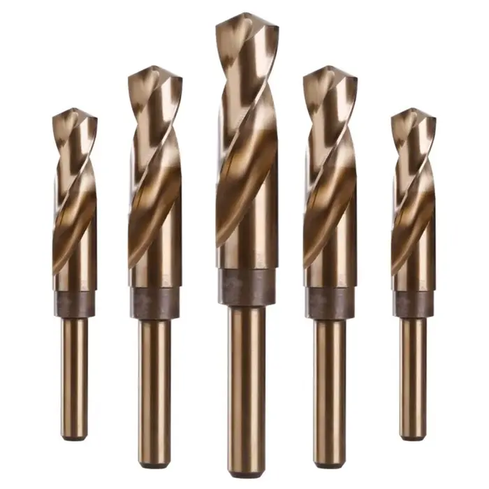 Foret hélicoïdal M35 hss-co Cobalt de qualité industrielle 13.5-30mm 1/2 pouces foret à tige réduite