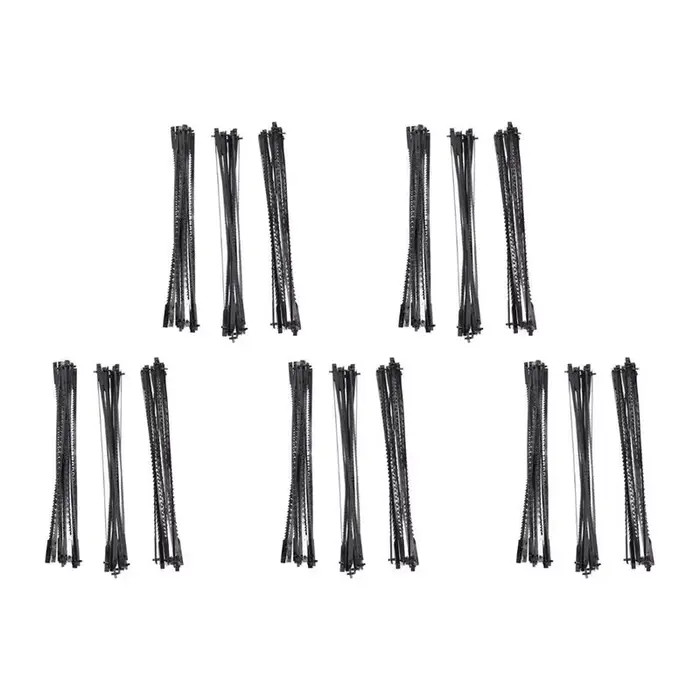 Stock limité - FF 180 pièces Lames de scie à chantourner en acier au carbone de 127 mm avec broche t
