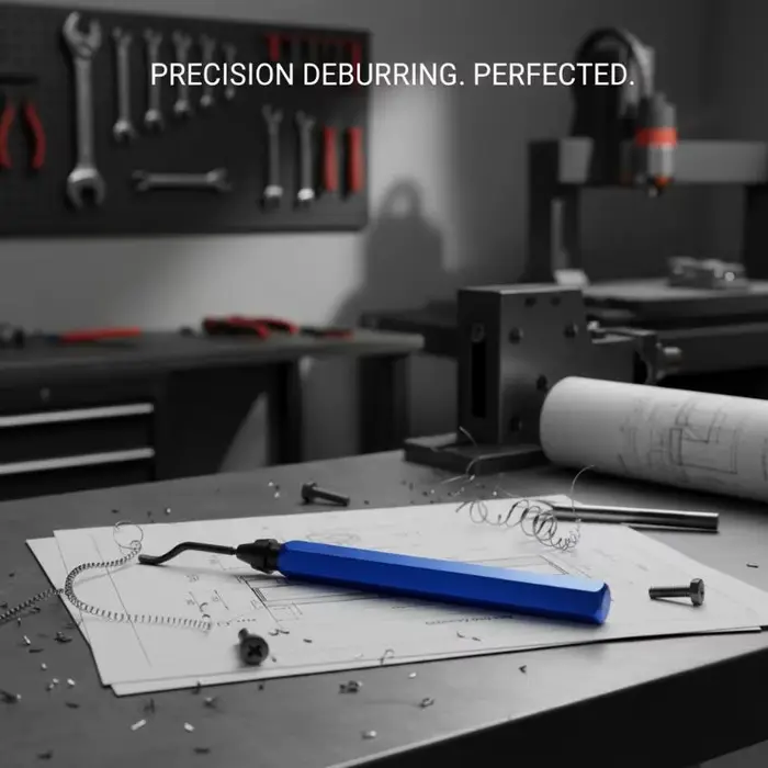 Outil de débavurage à poignée RB1000 avec 10 lames rotatives – Kit professionnel