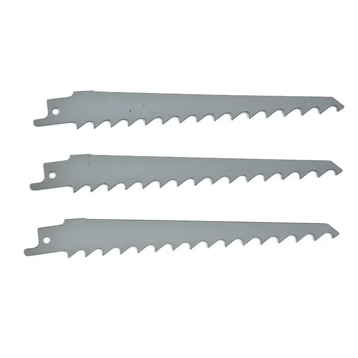 3 pièces 150mm 3 TPI HCS lames de scie alternative scie sabre scie à main Multi pour bois métal PVC