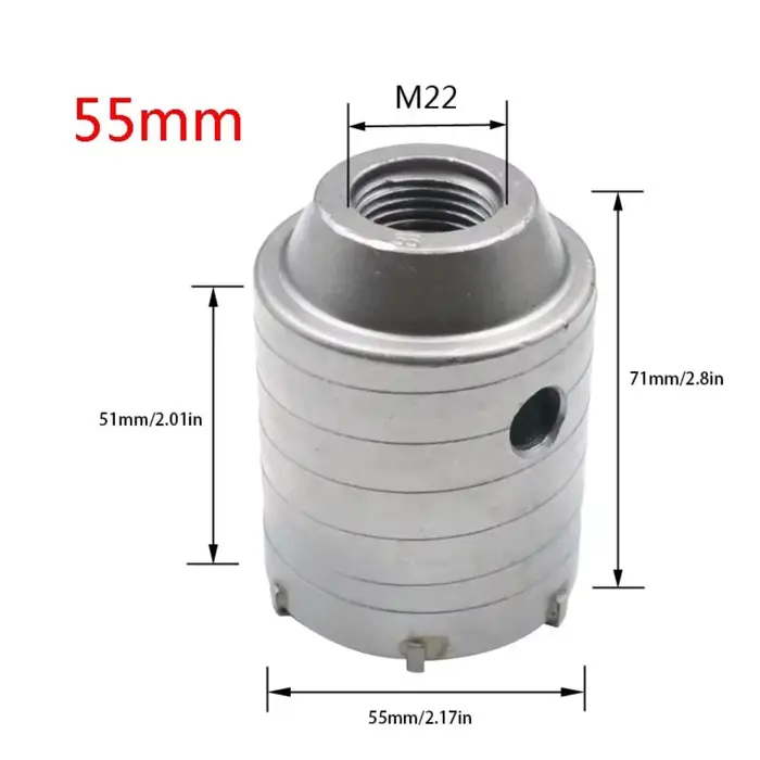 Scie cloche pour béton 40mm-60mm