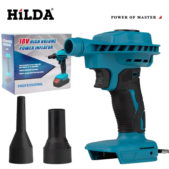 Aspirateur sans fil et souffleur d'air 2-en-1 HILDA pour batterie Makita