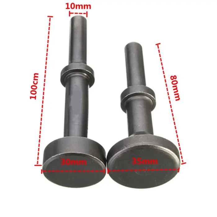 Marteau de Pelle en Acier de 80/100mm, Impact Pneumatique de Lissage, Tête de Marteau à Air, Outils 