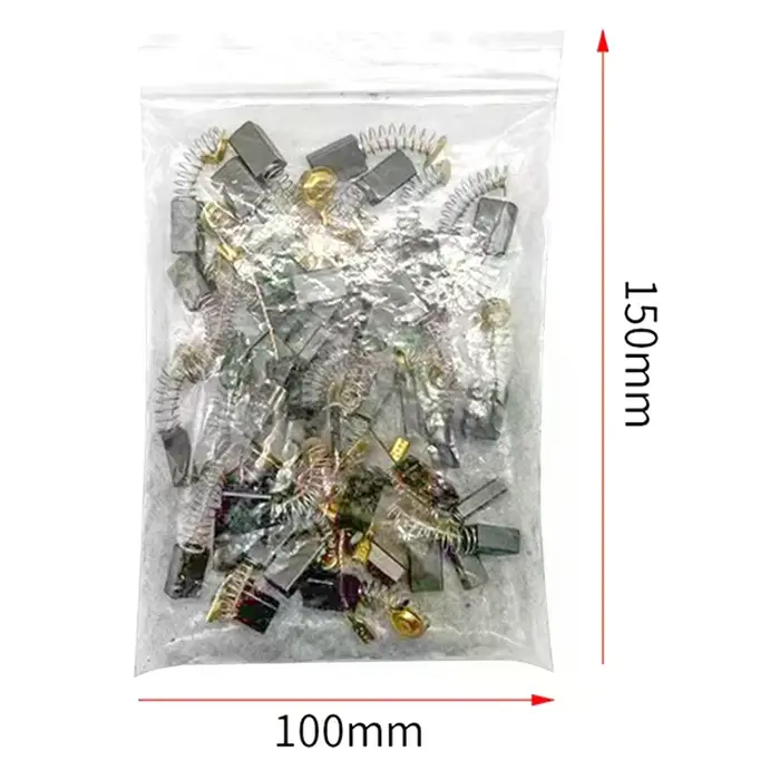 Kit d'accessoires de remplacement de balais de carbone pour moteurs, 50 pièces ; Conçu pour les perc