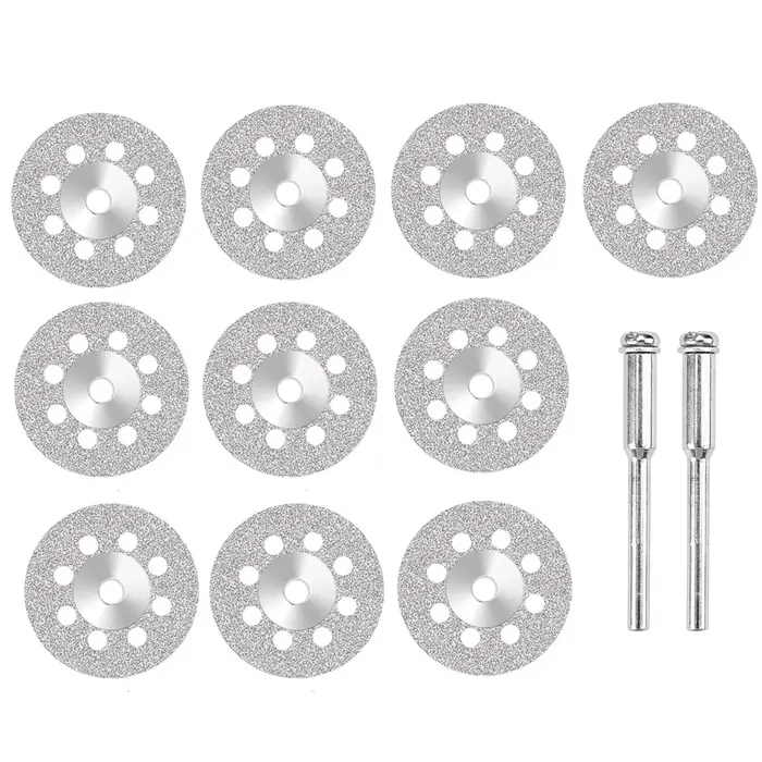 Disque de coupe de 22mm, lame de scie circulaire, lame de coupe en diamant galvanisé pour outil rota