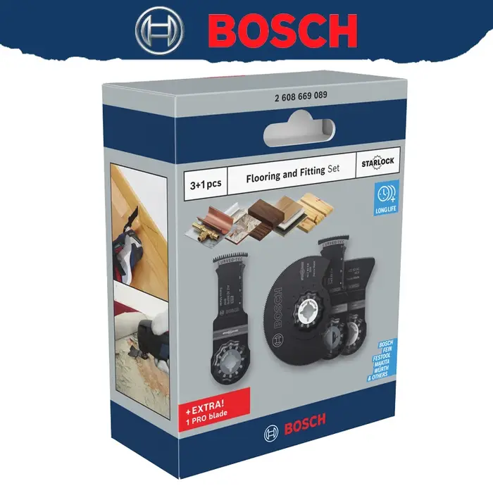 BOSCH 2608669089 Ensemble de lames de scie Starlock pour montage de sols