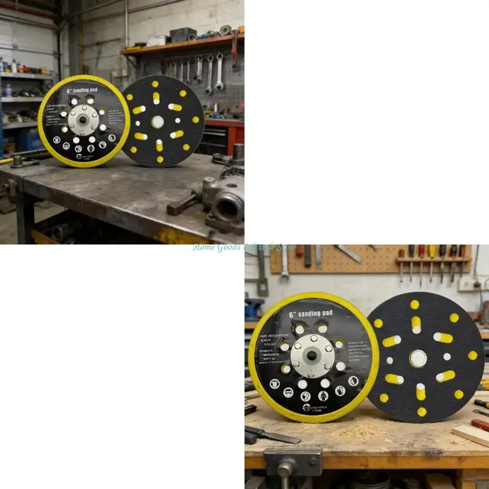 E74E plaque disque ponçage en plastique professionnelle 6 pouces pour ponceuse BO6030 BO6040 RO1