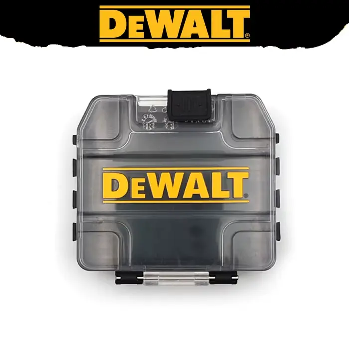 DEWALT Original TSTAK noir petit/moyen outil accessoires boîte de rangement ensemble en plastique ro