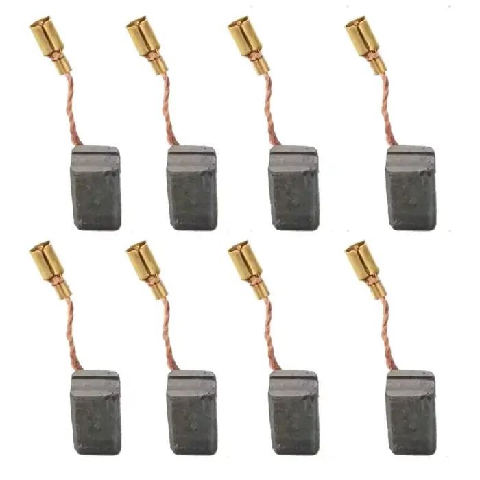 8pcs Charbon Brosses 6.5 × 8 × 14mm Pour Bosch Meuleuse D'angle GWS 7-100 7-125 GWS7-100T GWS7-100TE GWS7-125T GWS7-125TE