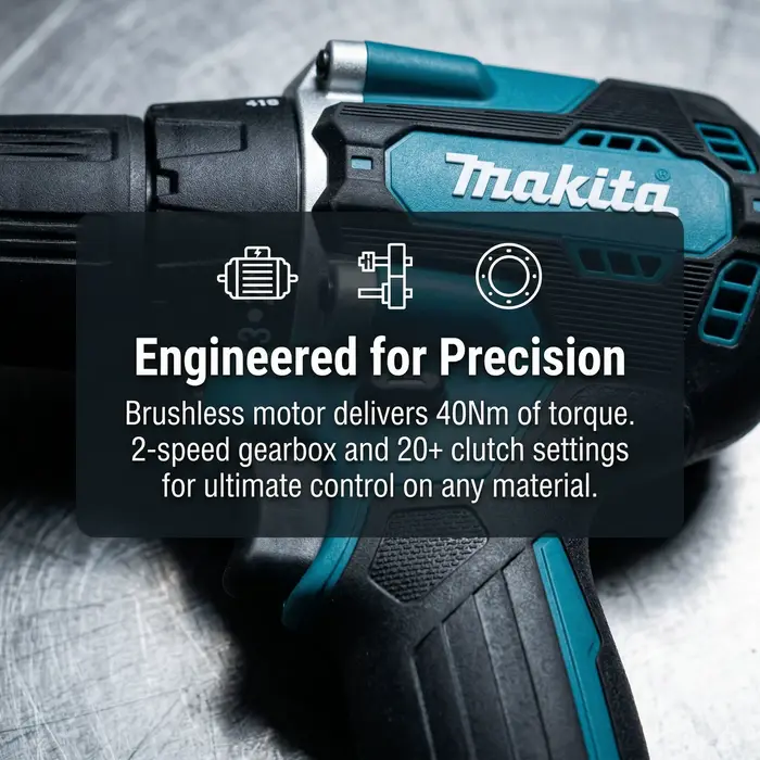 Perceuse-visseuse sans fil MAKITA DDF487 18V