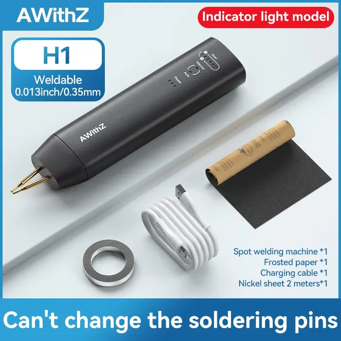 AWithZ 90 vitesses soudeuse par points réglable Portable Machine de soudage