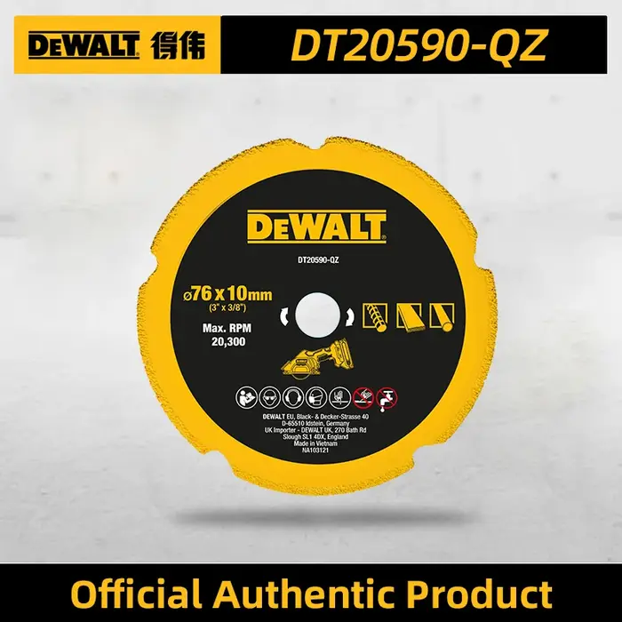 Disque de coupe DEWALT