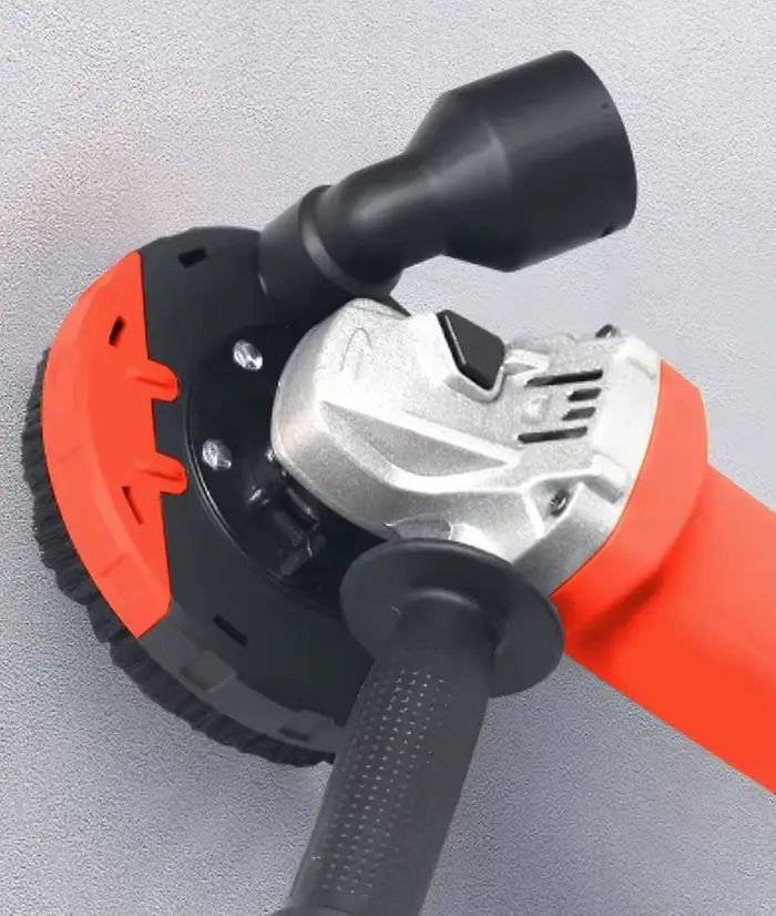 Cache-poussière pour meuleuse d'angle pour le meulage de surfaces