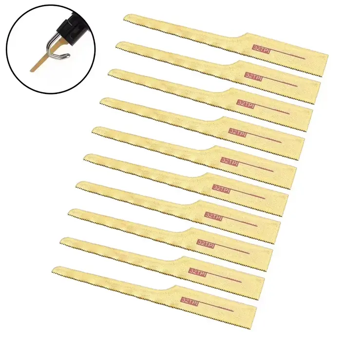 Lames de scie pneumatique, Mini lame de lime de scie à Air 32TPI, lames de coupe pour outil pneumati