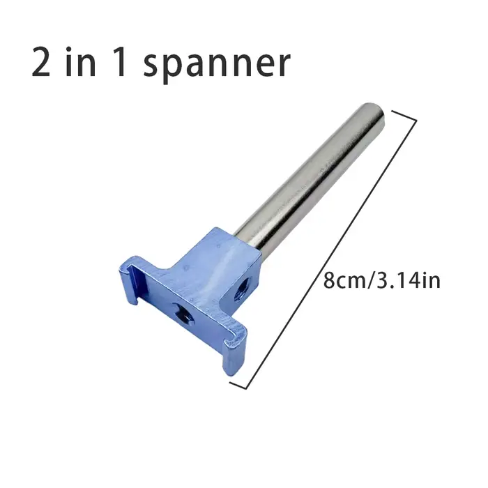 LISHI 2in1 poignée remplacer généalogique 2IN1 outil outil de serrurier multidimension