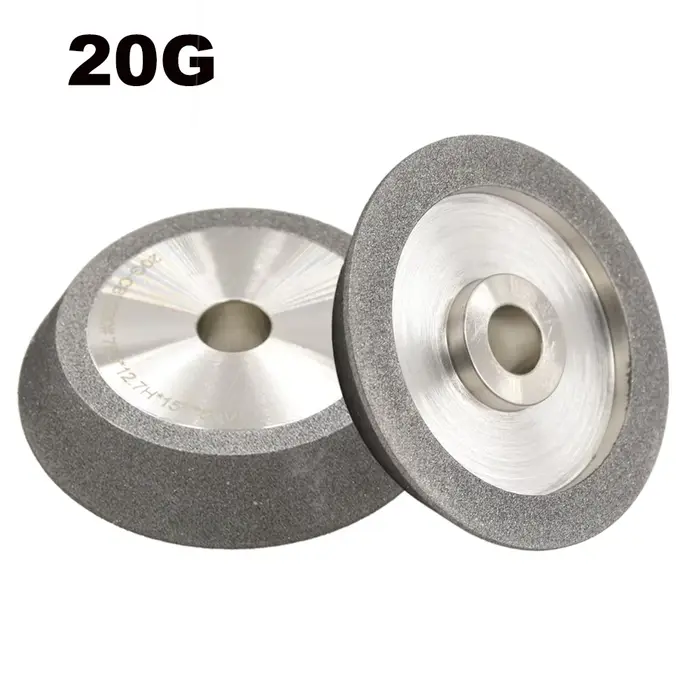MR 20G 78-125mm CBN meule SDC cercle de meulage 230 grain meuleuse pour carbure métal tungstène acier fraise