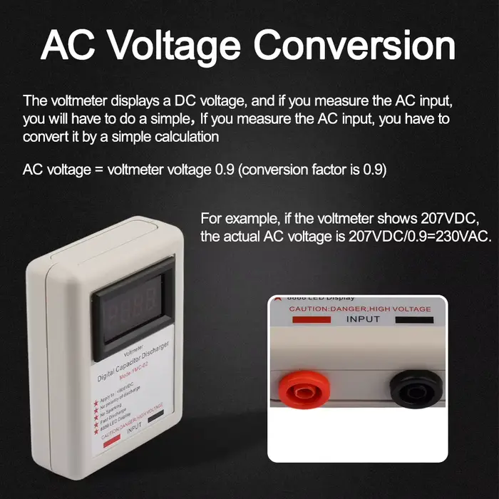 Déchargeur de condensateur numérique 800V