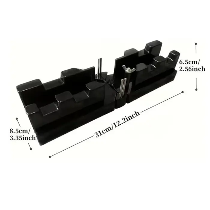 Outil de mesure et de coupe d'angle 2-en-1 pour le travail du bois, kit de règle d'angle pour cadres