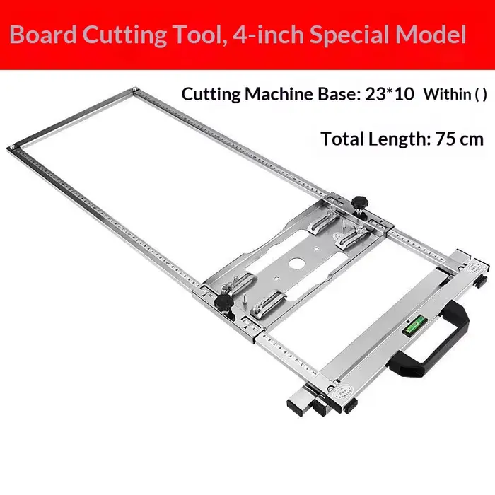 Machine de découpe de 4/7 pouces, Guide de bord, positionnement, outil de coupe de planche de bois, 
