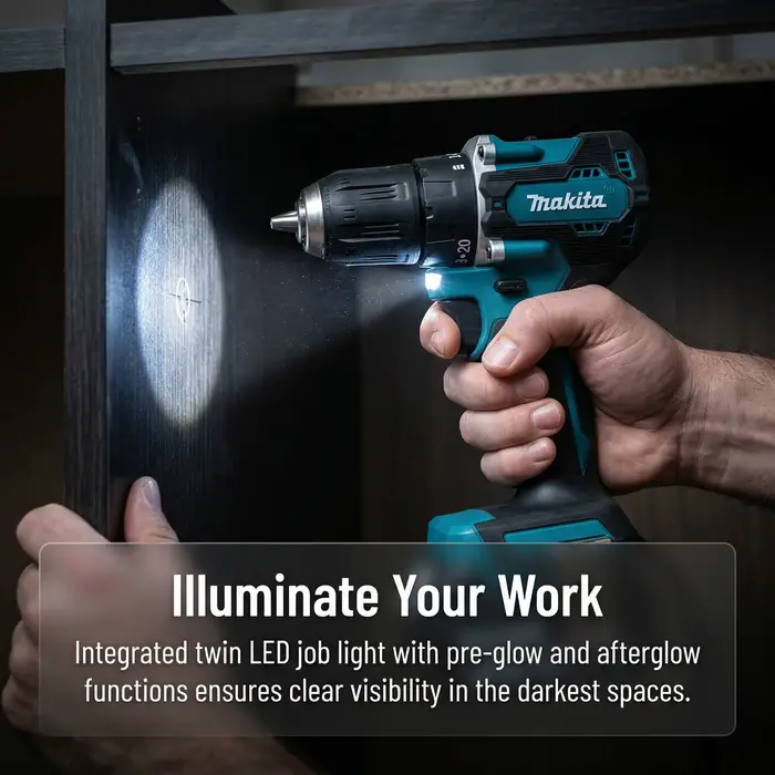 Perceuse-visseuse sans fil MAKITA DDF487 18V sans balais 1700 tr/min
