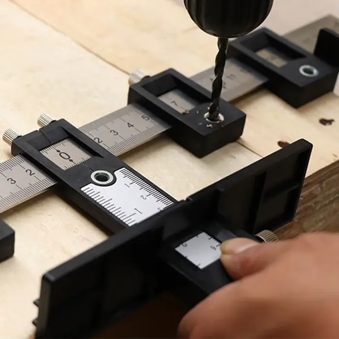 Localisateur de poinçon de perçage pour le travail du bois, Guide de perçage, poignée d'armoire, mod