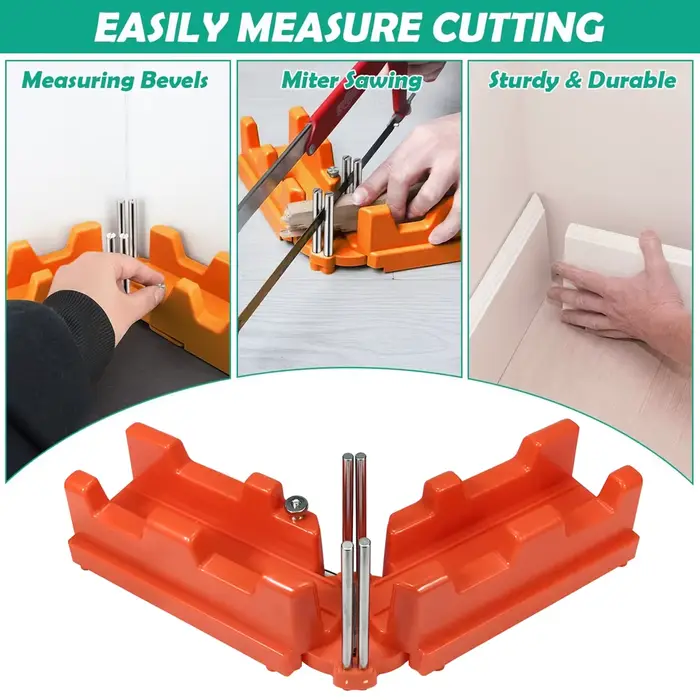 Outil de coupe de sciage d'angle de mesure d'onglet 2 en 1 85-180 °