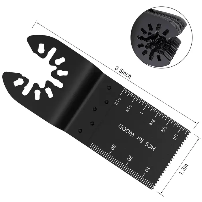 Lame de scie universelle oscillante, multi-outils, échelle droite, coupe multi-outils, lames de scie