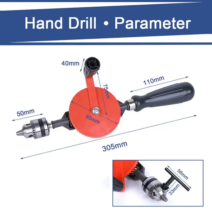 Perceuse à main 1/4 "3/8"