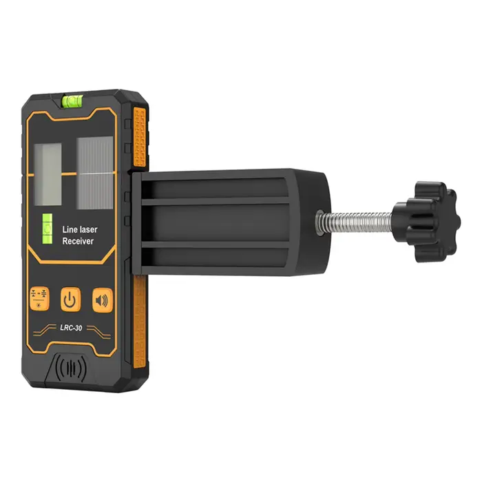 Récepteur laser pour niveau laser, 50m/164ft, plage de travail avec moteurs doubles horizontaux, ble