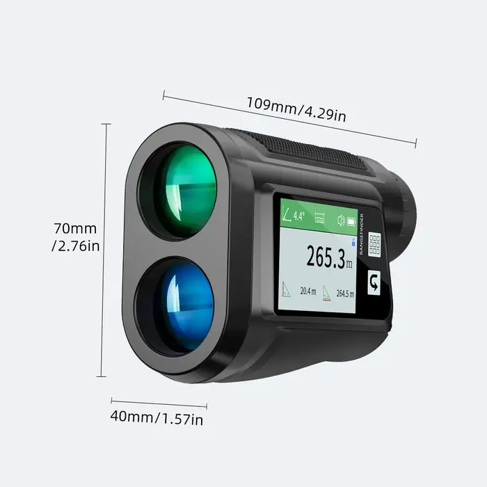 Nohawk-Télémètre laser multifonctionnel avec écran latéral