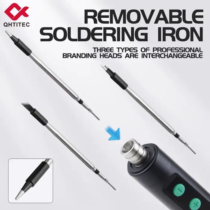 Fer à souder sans fil JCD Portable 180-450 ° Kit de soudage USB-5134 avec batterie intégrée à tempér