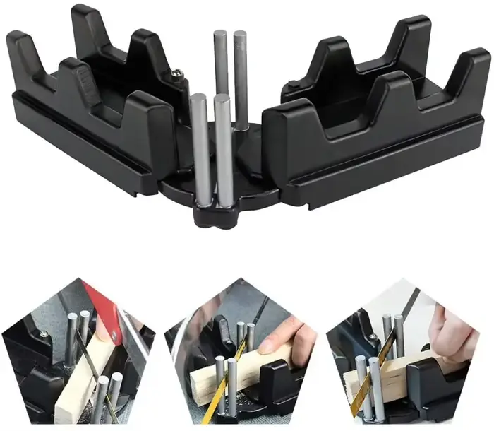 Outil de coupe de mesure d'onglet 2 en 1