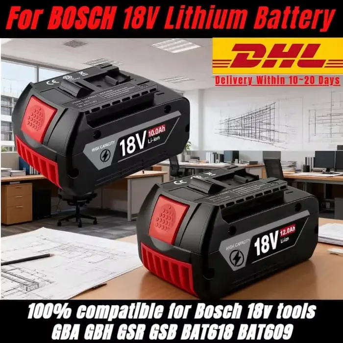 Vente Flash! Batterie Li-ion Bosch 18V 12.0Ah - Qualité allemande