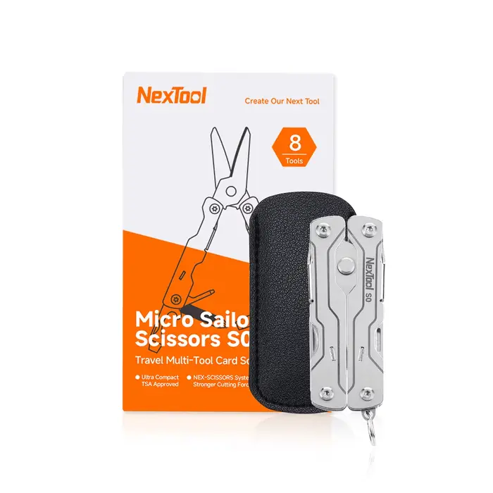 NexTool 8 en 1 Mini ciseaux de marin S0 Micro multi-outils tournevis ciseaux EDC outils portables Mi