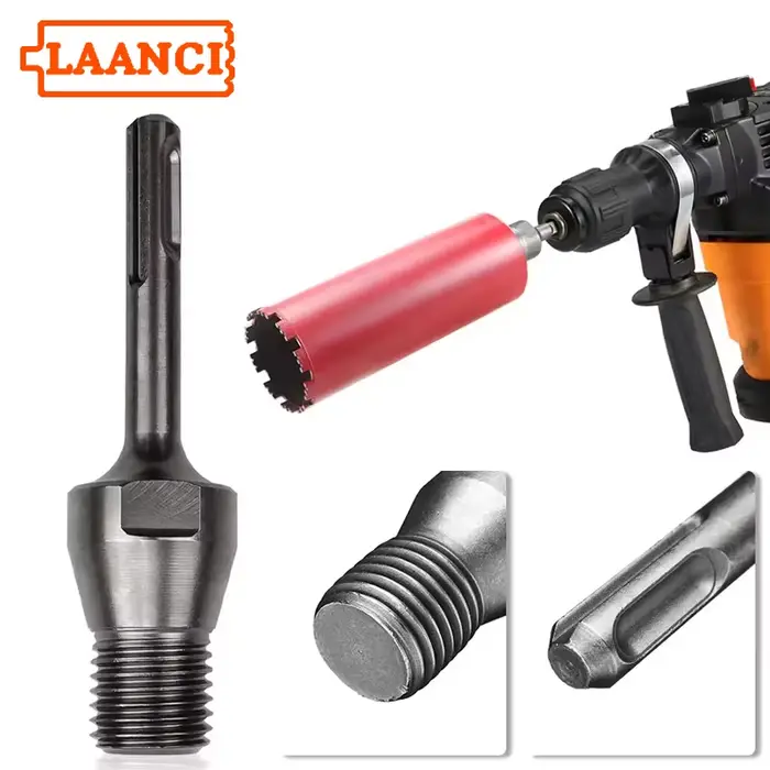 Adaptateurs de connecteurs pour forets diamantés LAANCI M22 SDS Plus pour marteau électrique, convertisseur de perceuse électrique, adaptateur de foret pour perçage à sec et humide