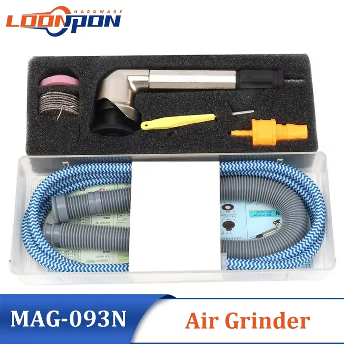 Kit de Mini broyeur à Air, stylo de meulage, ensemble d'outils de polissage pneumatique de haute précision à 90 degrés MAG-093N tr/min, 23500