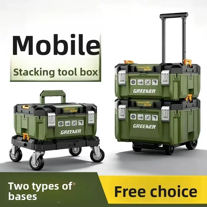Ensemble de boîtes à outils empilables