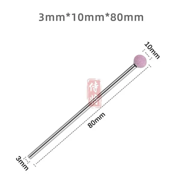 1 pièces 3mm/6mm tige Dia abrasif monté pointe de pierre pour outils rotatifs meulage