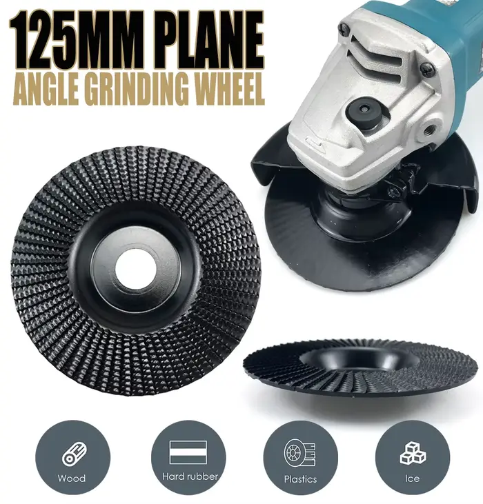 125mm avion biseau Angle meule bois roue de polissage sculpture