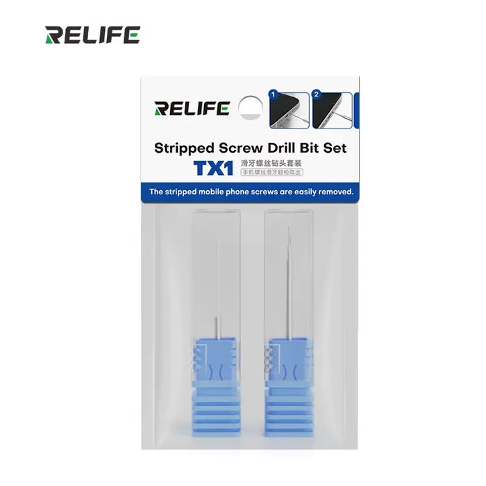 RELIFE TX1 jeu de forets à vis à filetage coulissant forte Force de verrouillage sans filetage gliss