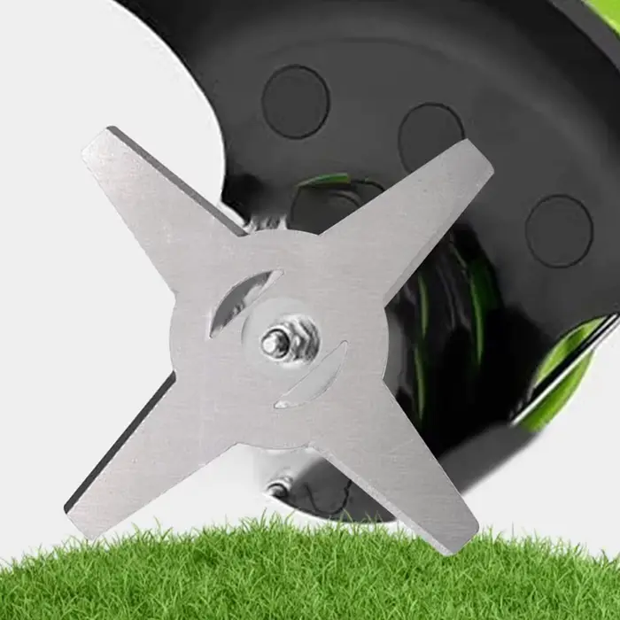 Lames universelles de tête de débroussailleuse en métal de 150 mm 4T pour tondeuse à gazon électrique