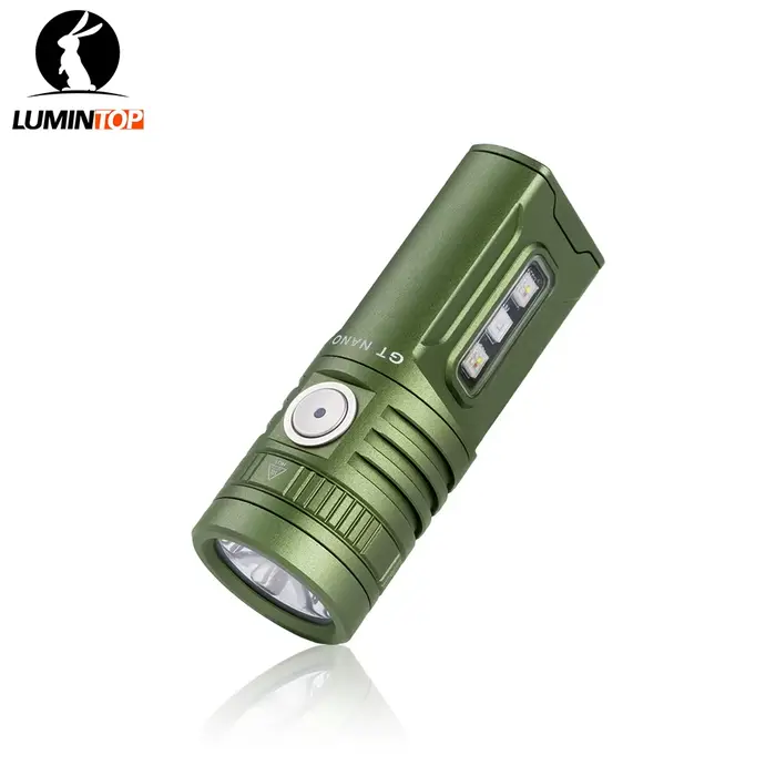 Mini lampe de poche multifonction avec LED UV RGB Lumintop GT NANO V6.0 720 lumens 410 mètres avec queue magnétique TYPE USB